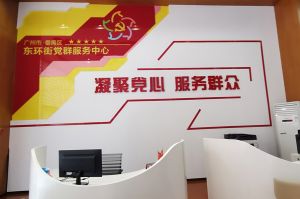 九游（中国）集团党支部书记陈文舒到东环街党群企综合服务中心参访交流